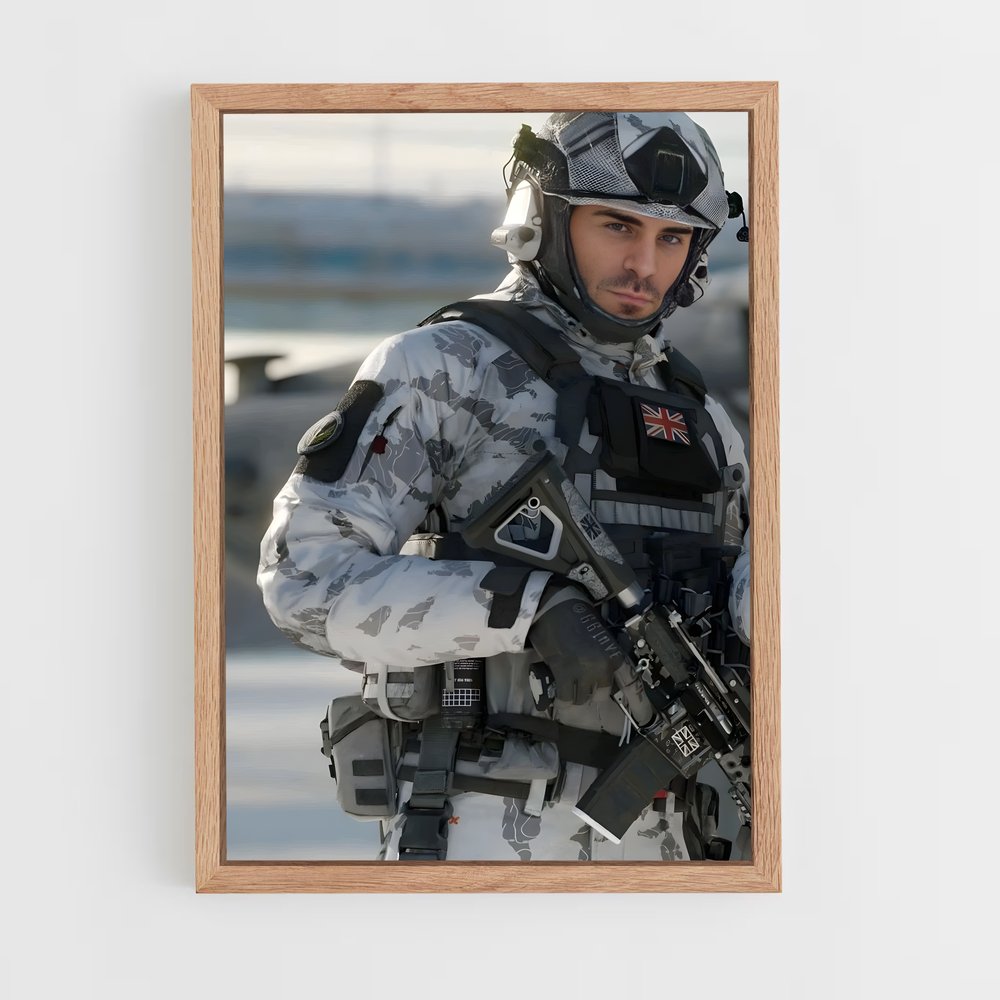 Poster Commandant Soap – affiche Call of Duty (vue 4)